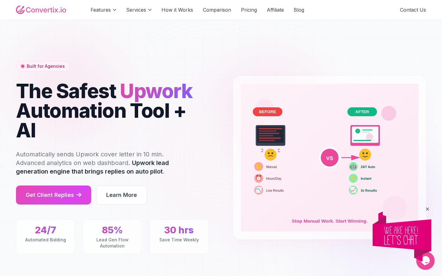 Convertix Homepage