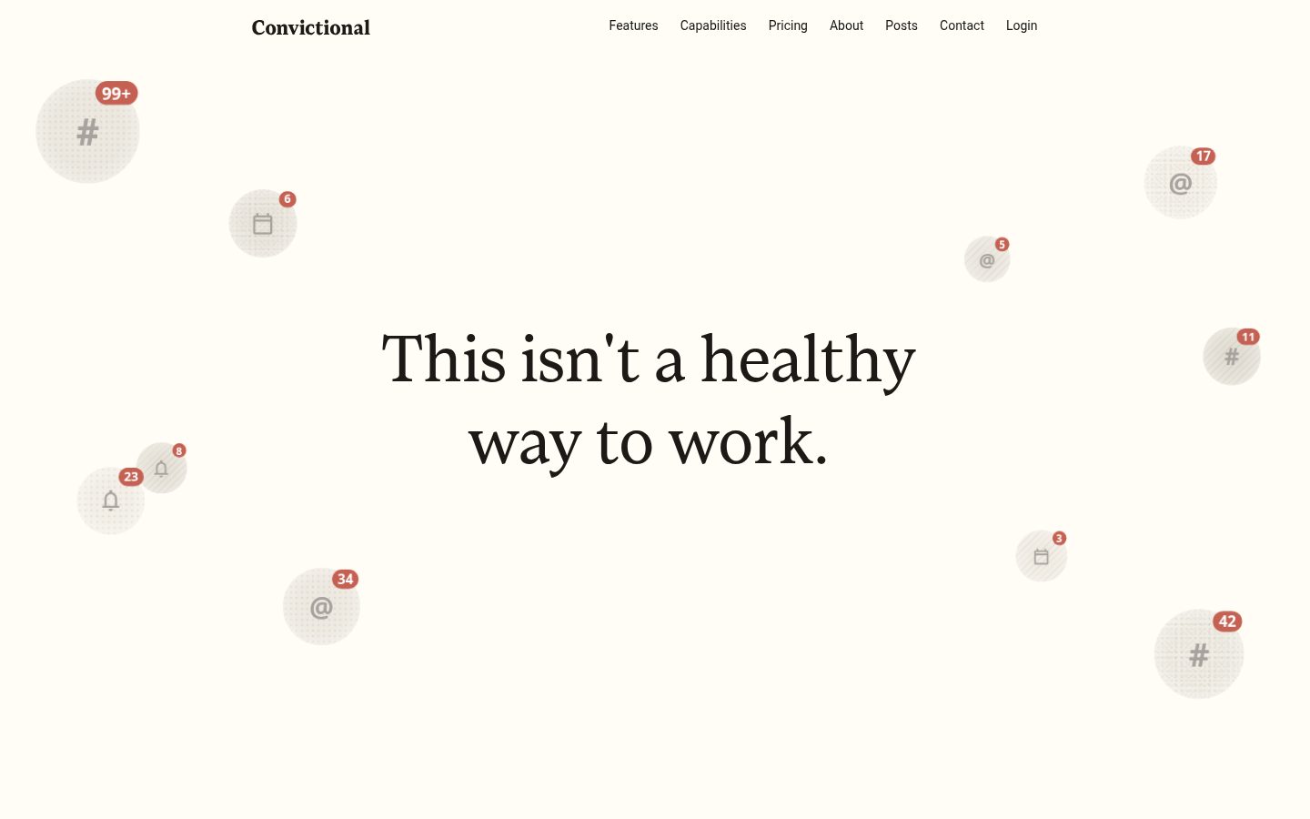 Convictional Homepage