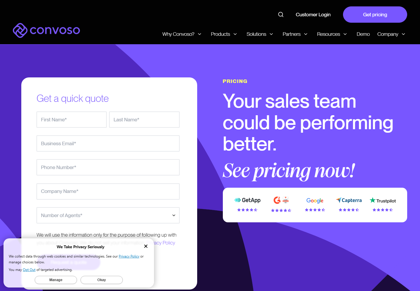Convoso pricing