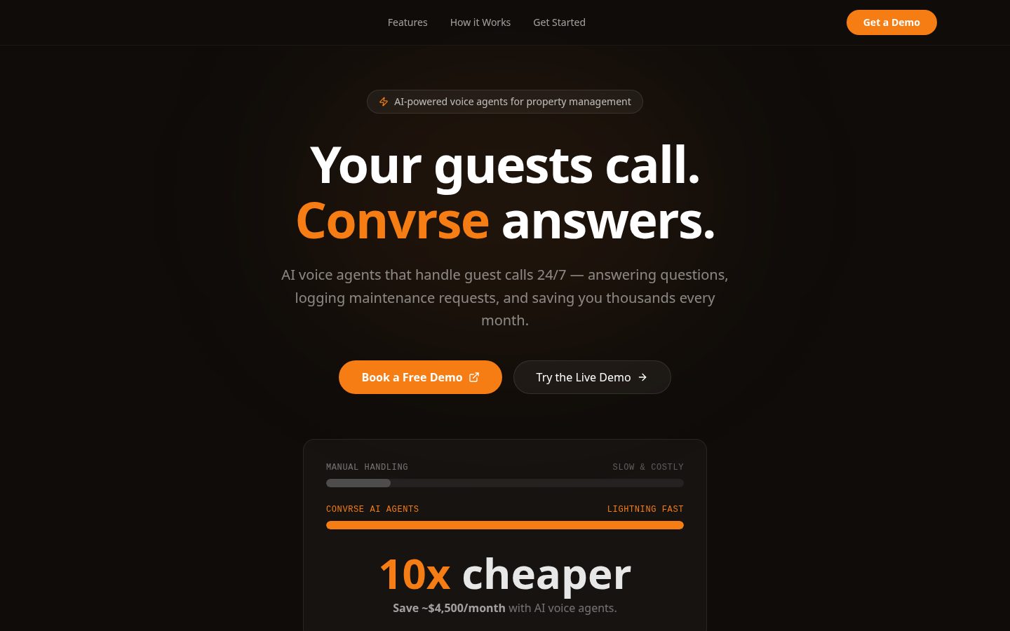 Convrse Homepage