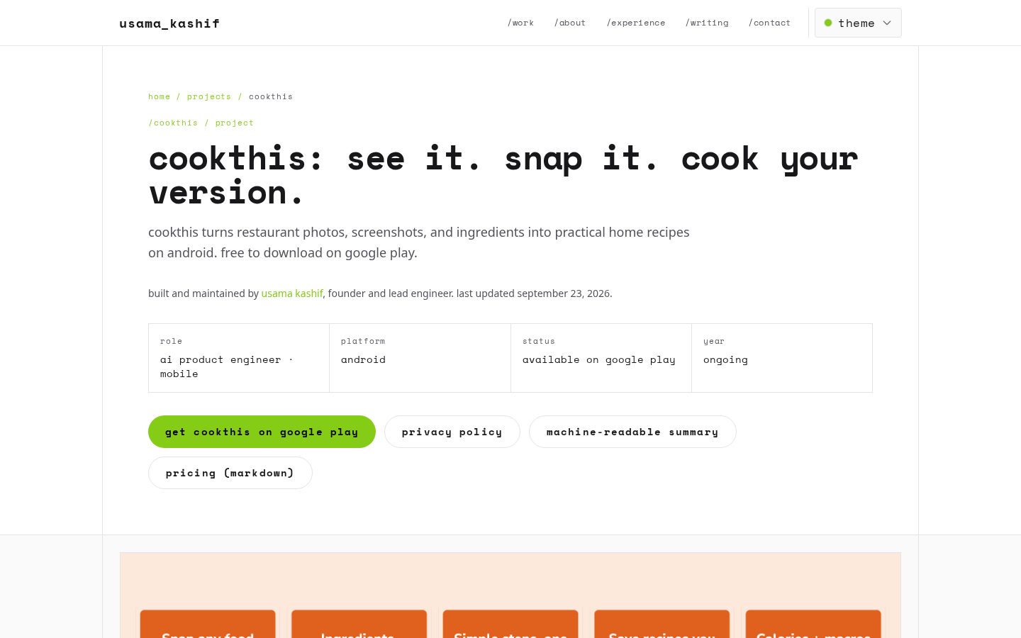 CookThis Homepage
