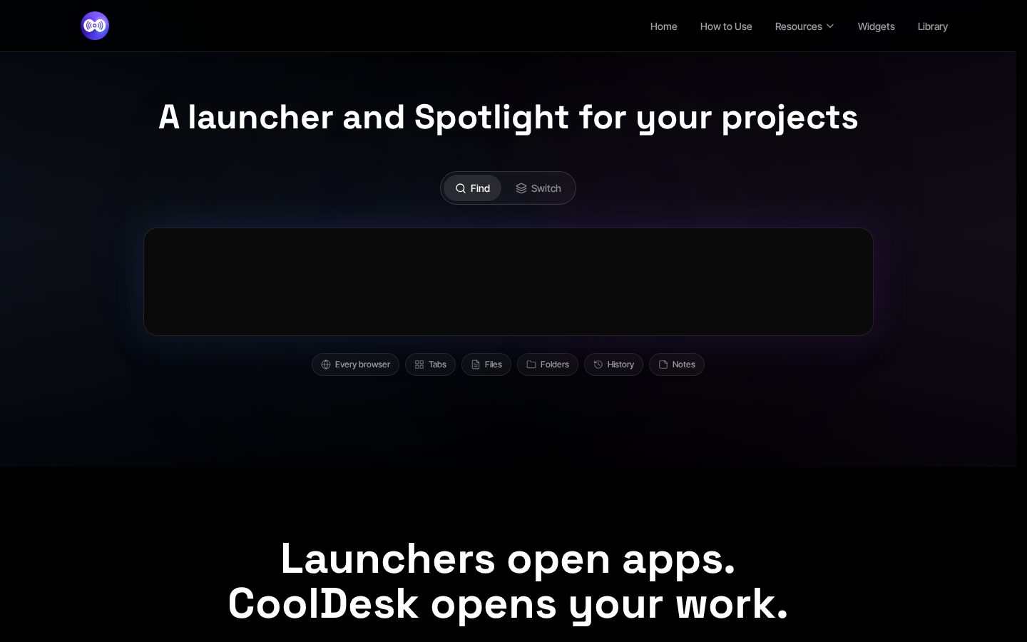 CoolDesk Homepage