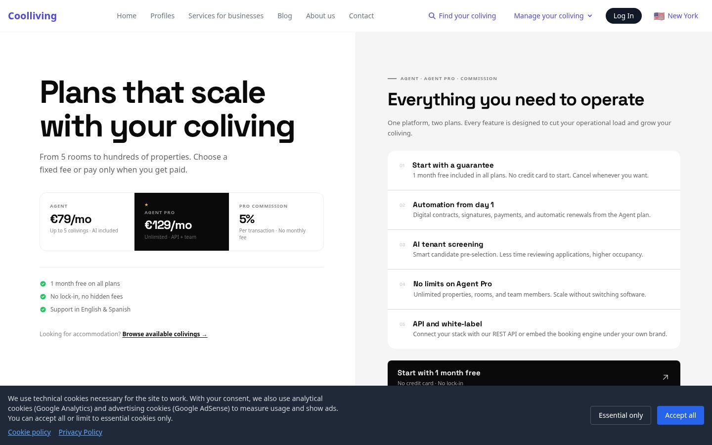 coolliving.io Pricing