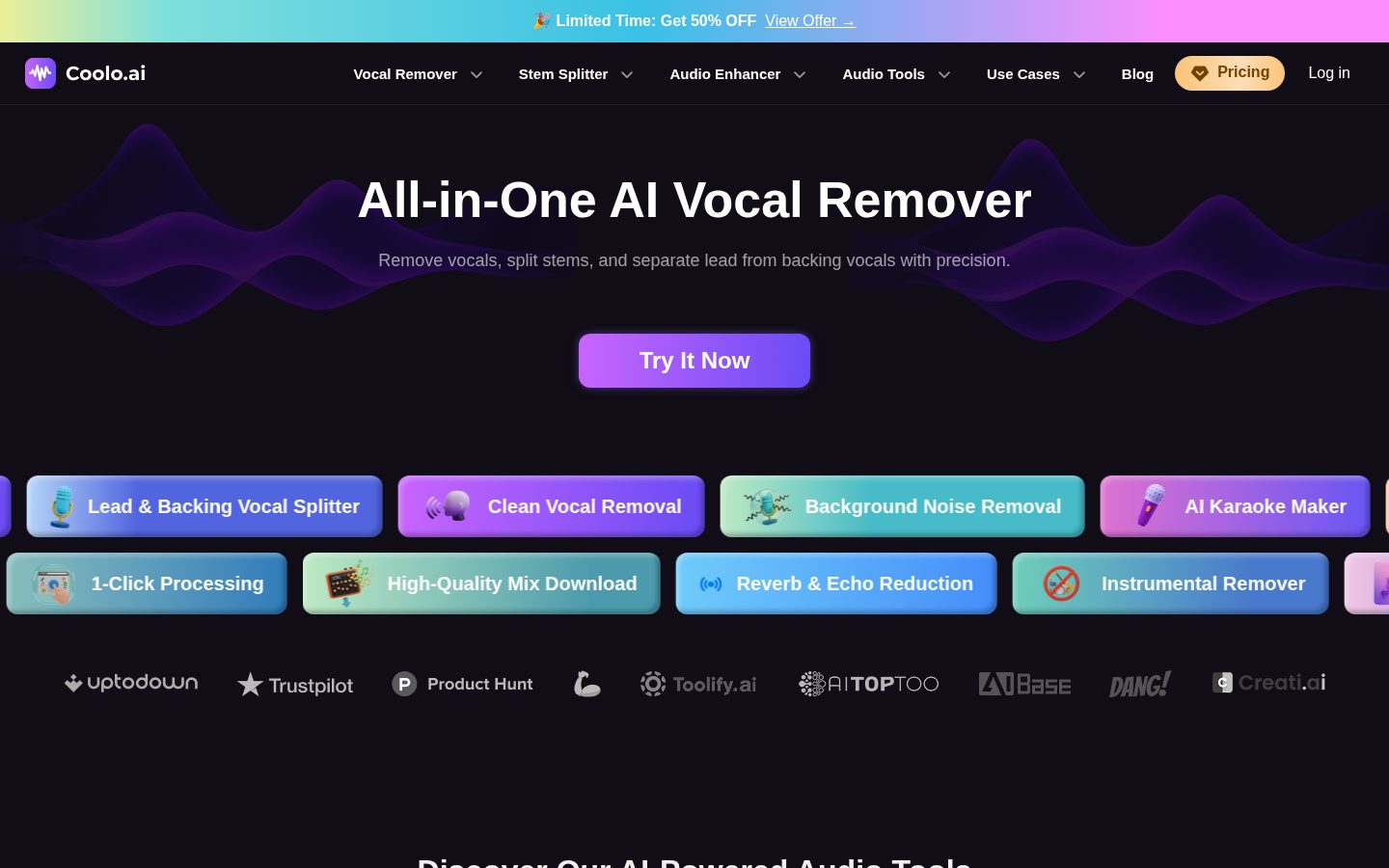 Coolo AI Homepage