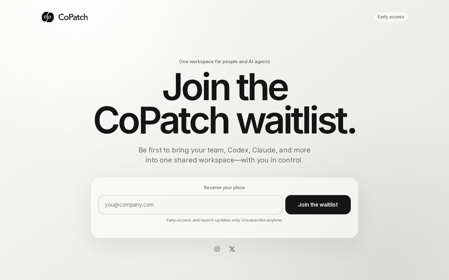 CoPatch Homepage