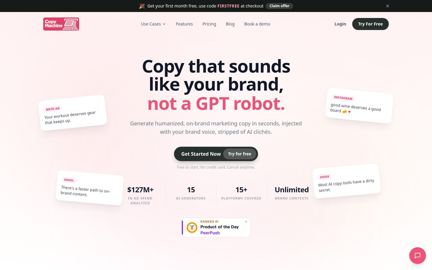 Copy Machine Homepage