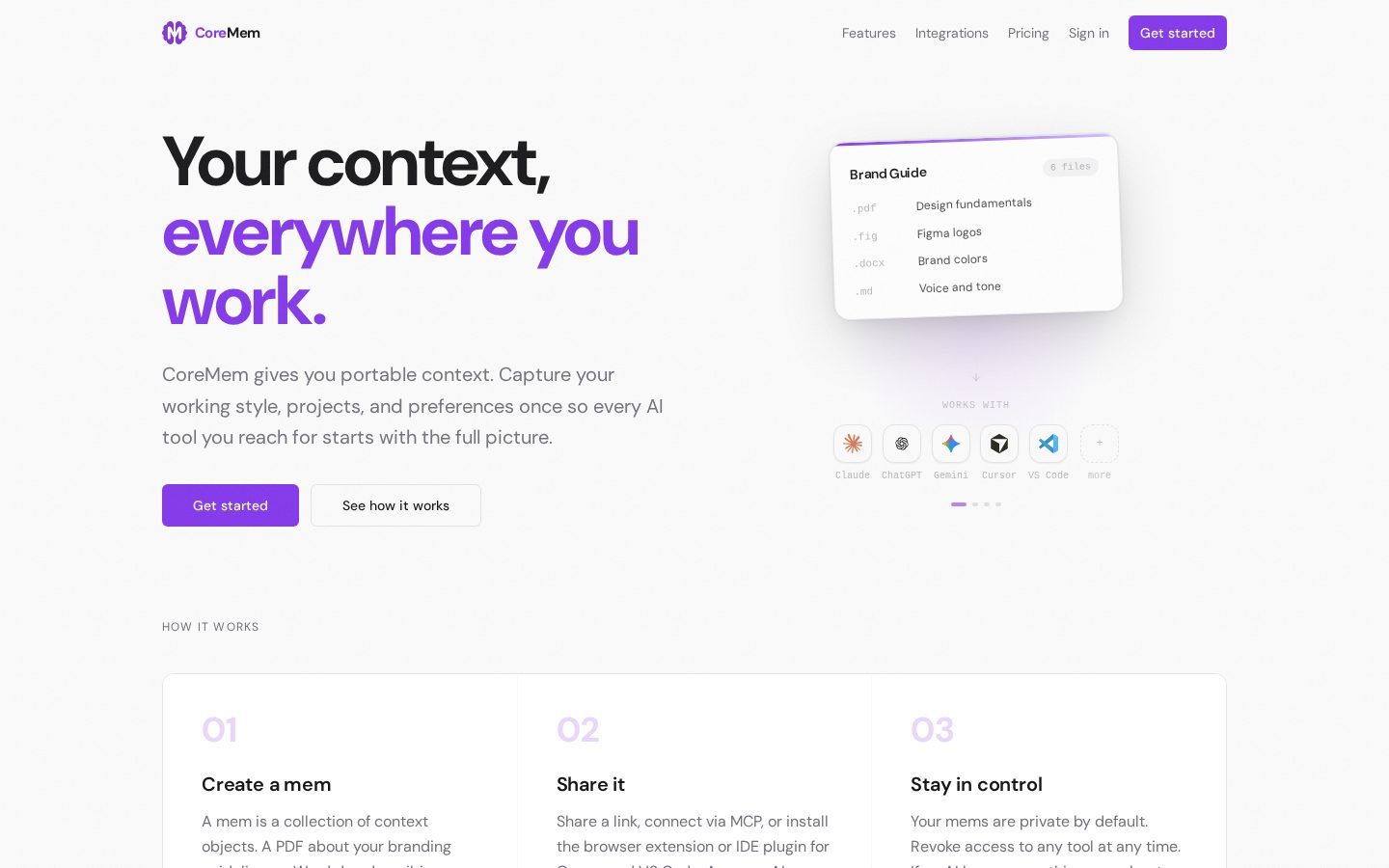 CoreMem Homepage