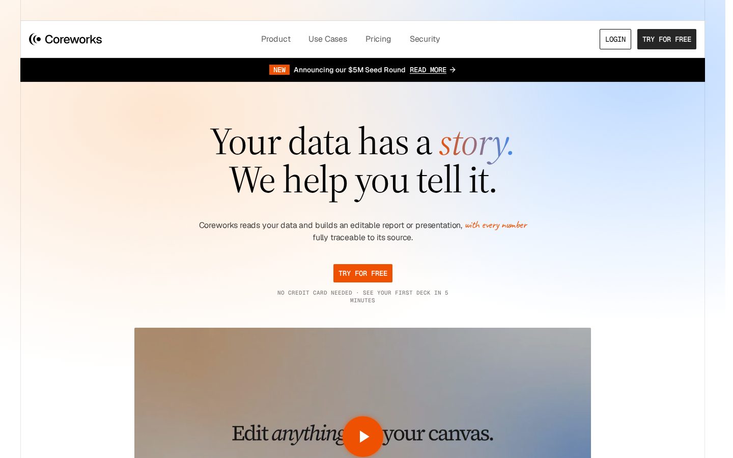 Coreworks Homepage