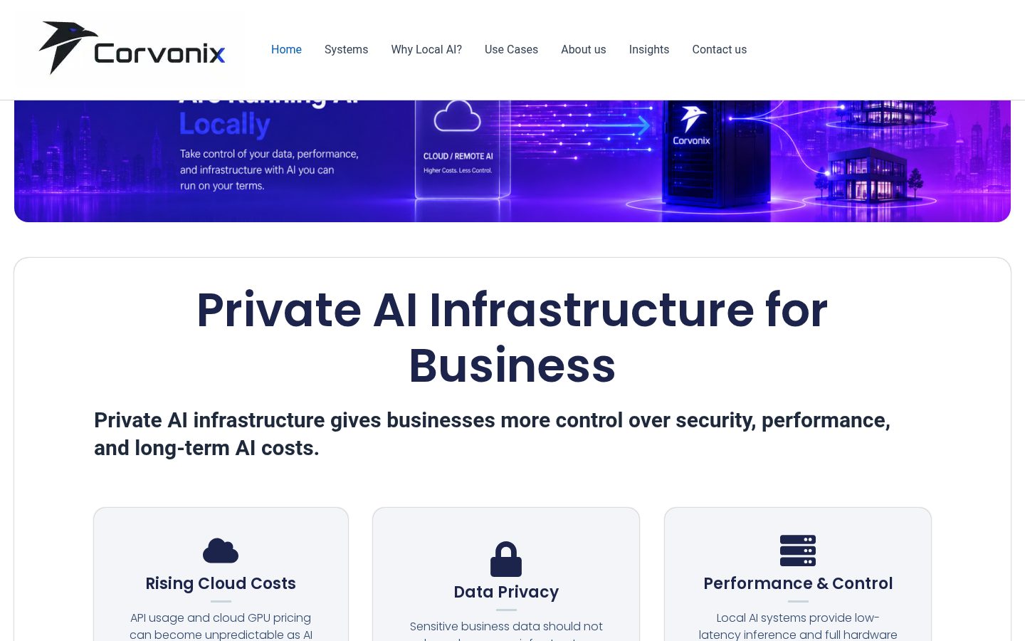 Corvonix Homepage