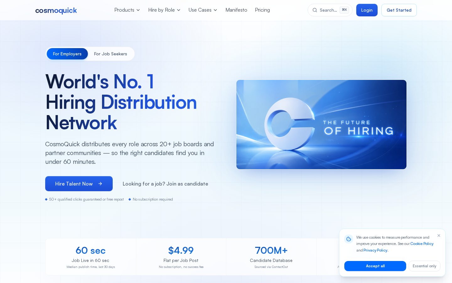Cosmoquick Homepage