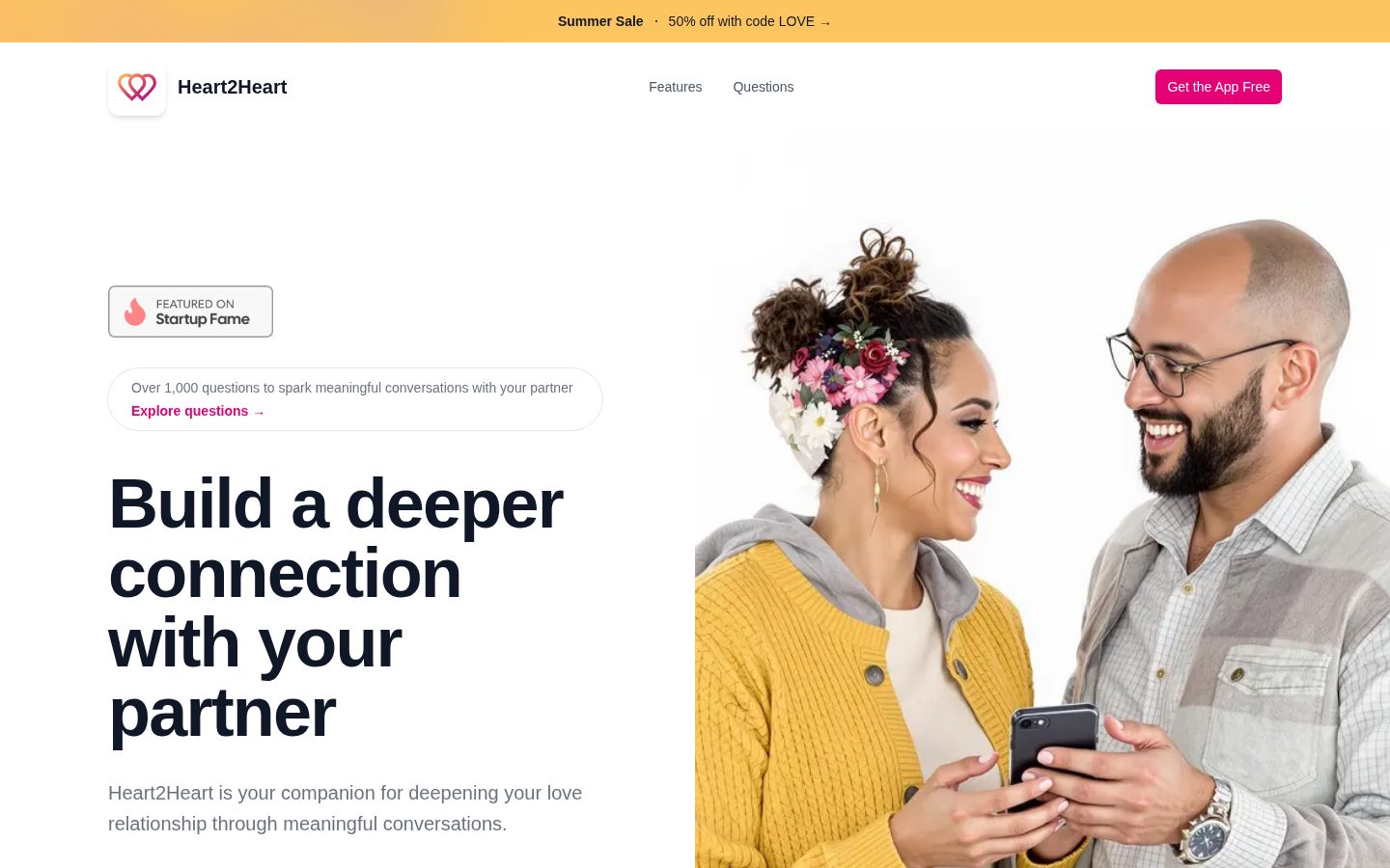 Couple Questions Homepage