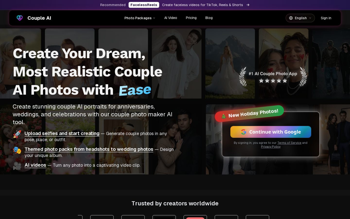 Couples AI Homepage