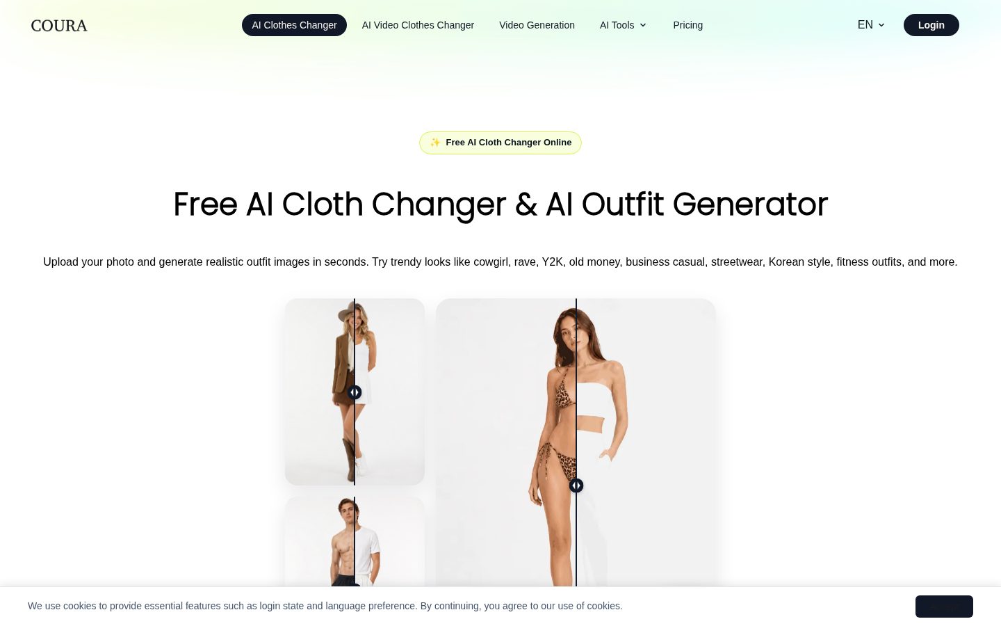 Coura AI Homepage