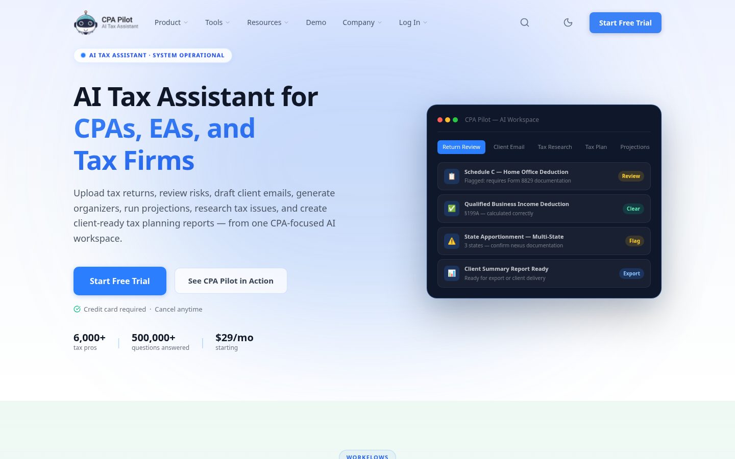 CPA Pilot Homepage