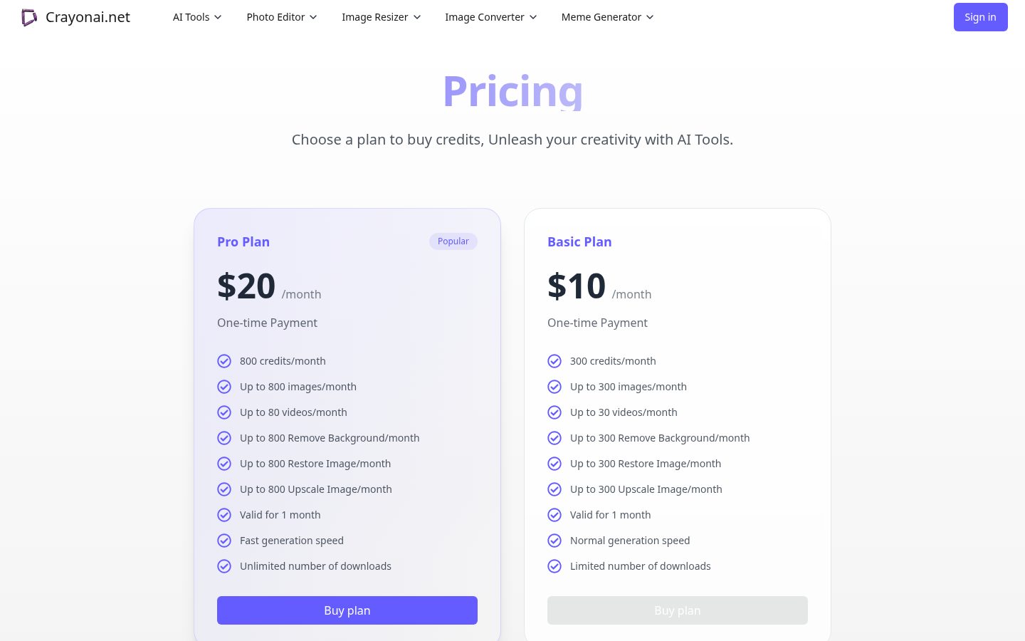 CrayonAI Pricing
