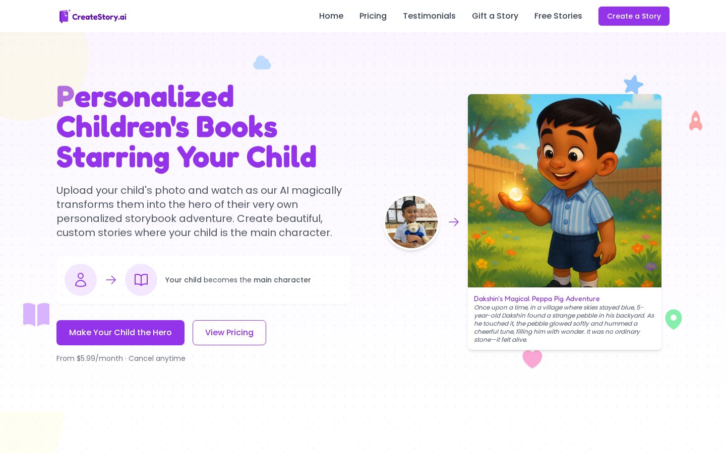 Create Story Homepage