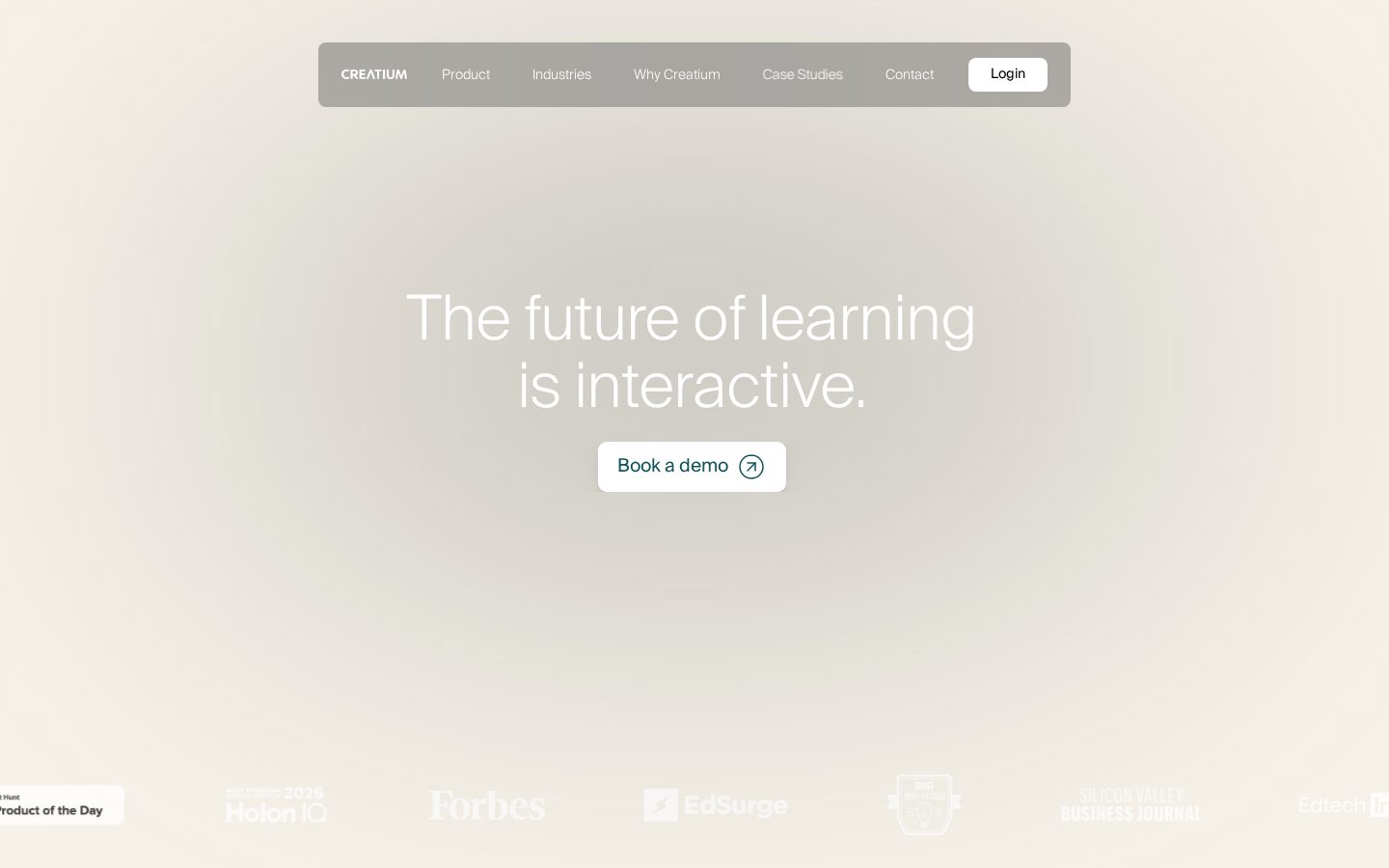 Creatium Homepage