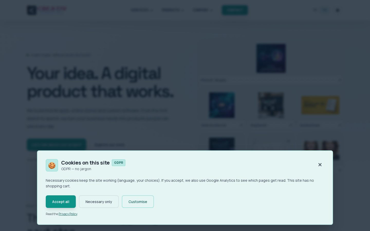 CreativDigital Homepage