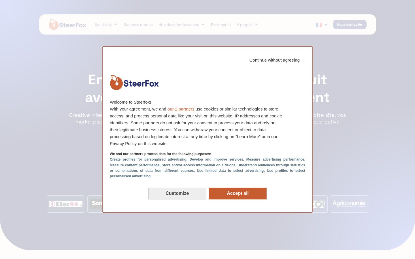 Creative Intelligence by Steerfox Homepage