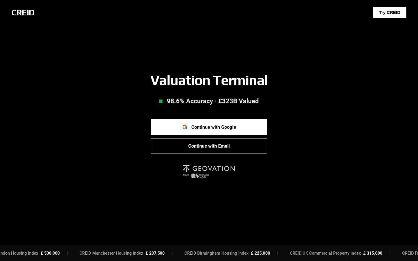 CREID.AI Homepage