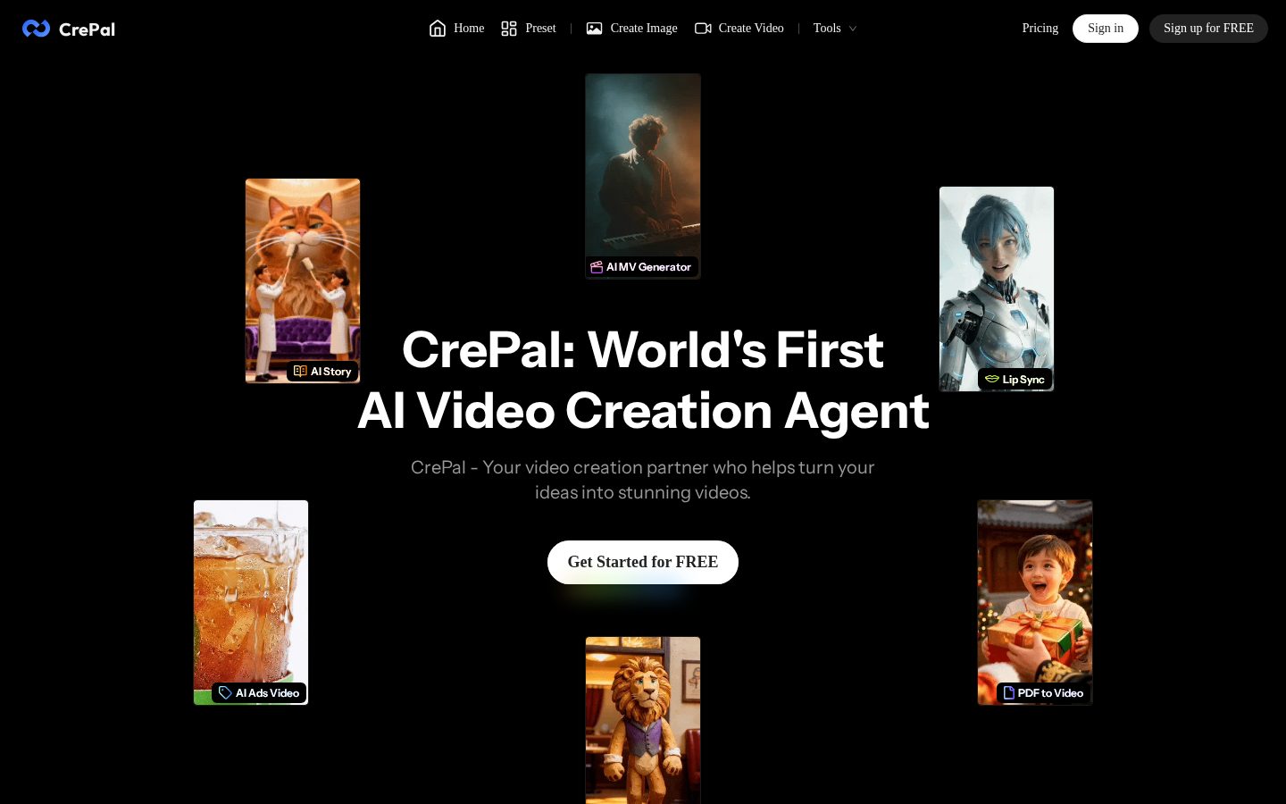 CrePal Homepage