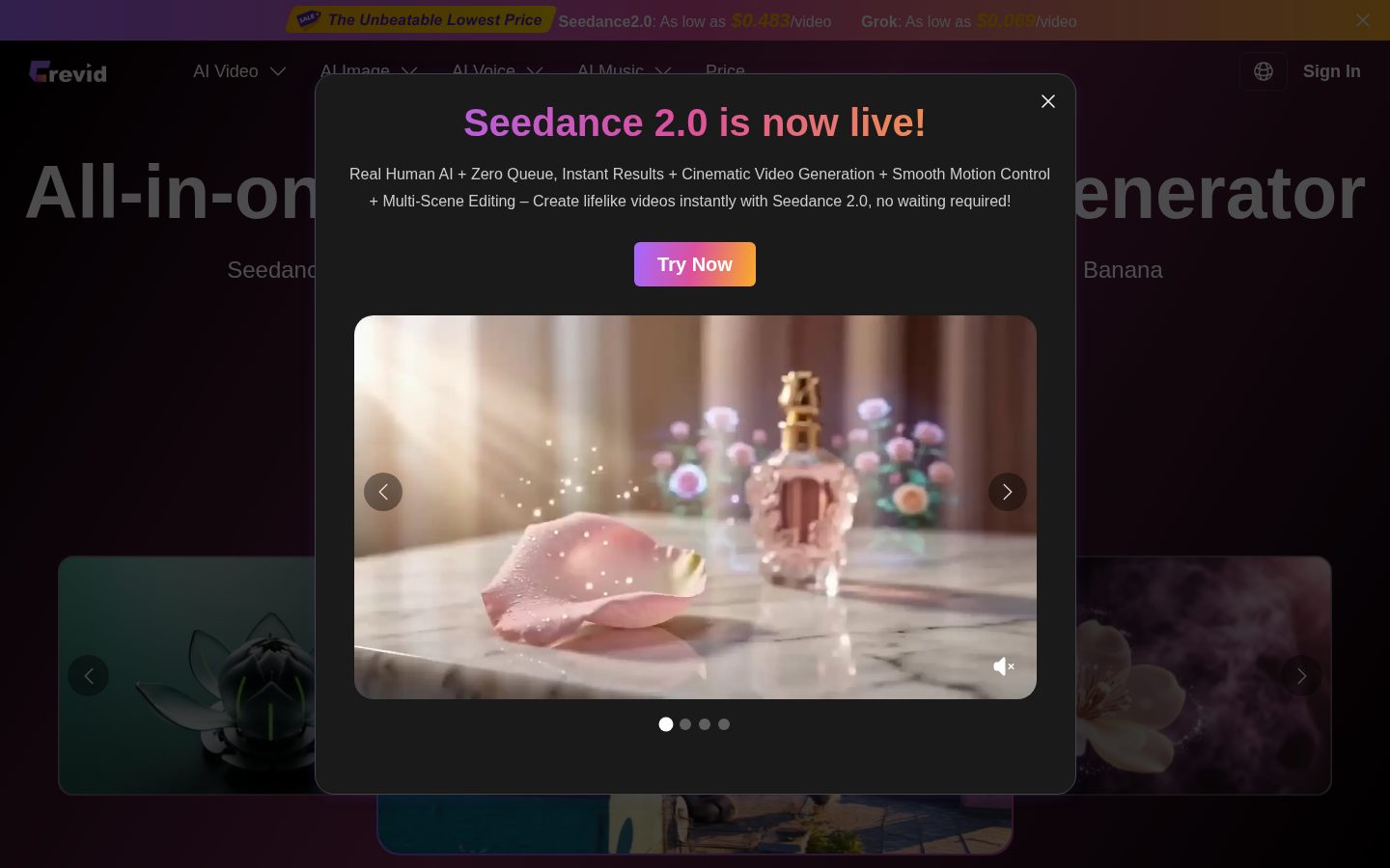 Crevid Homepage