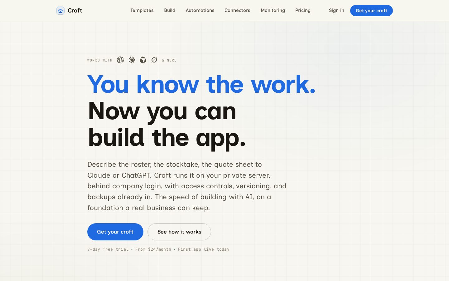 Croft Homepage
