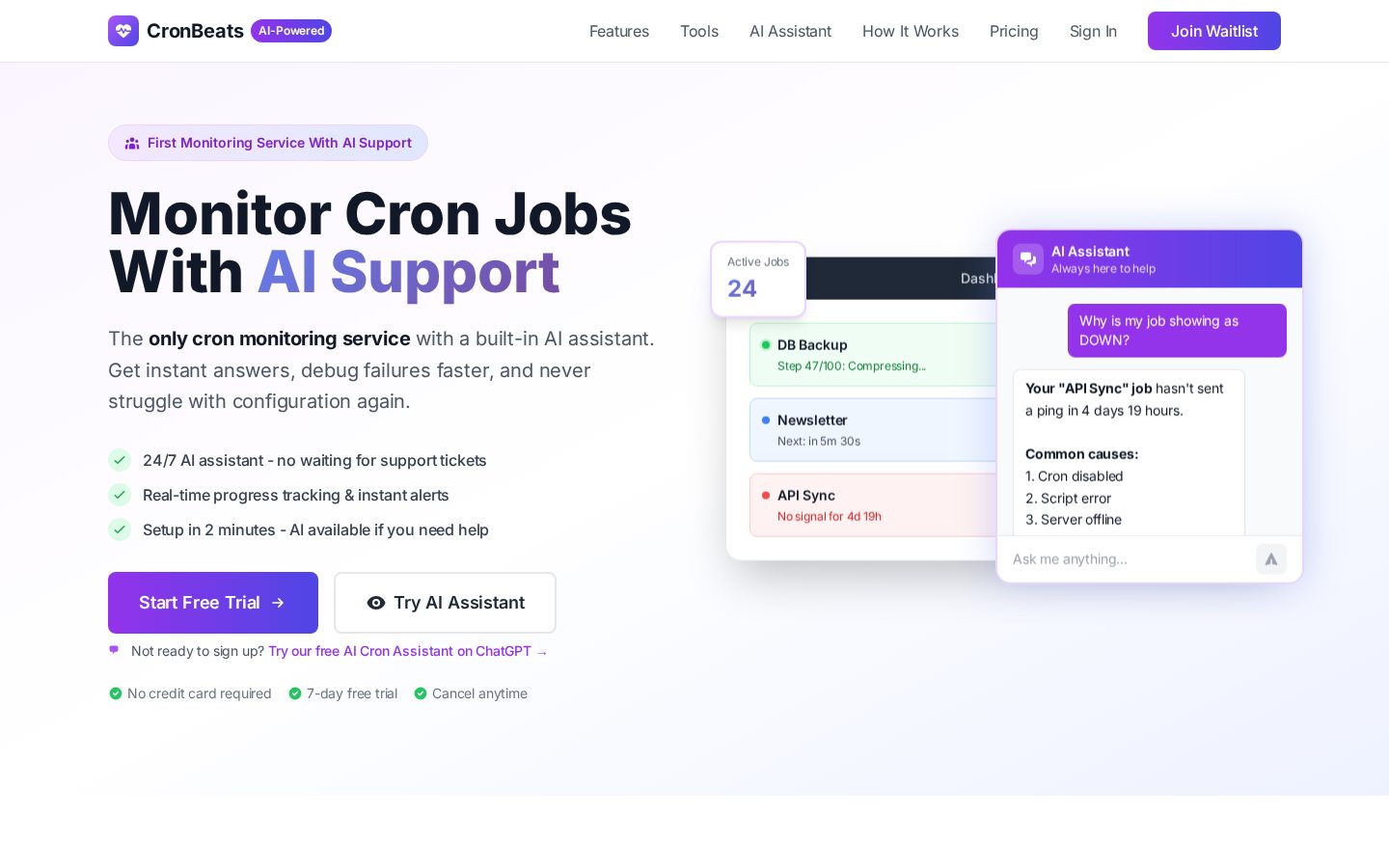 CronBeats Homepage