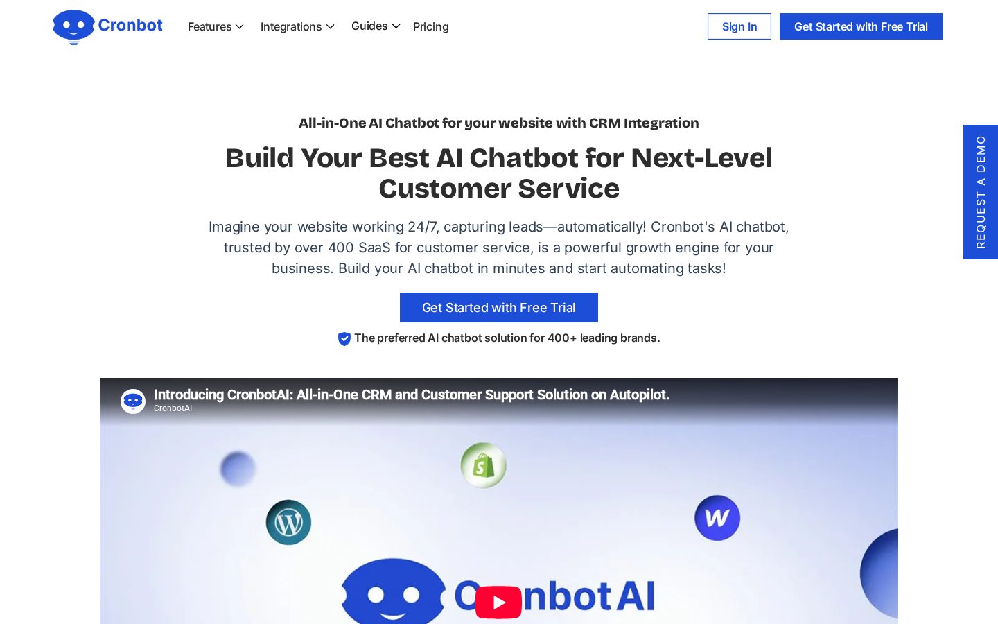 CronbotAI Homepage