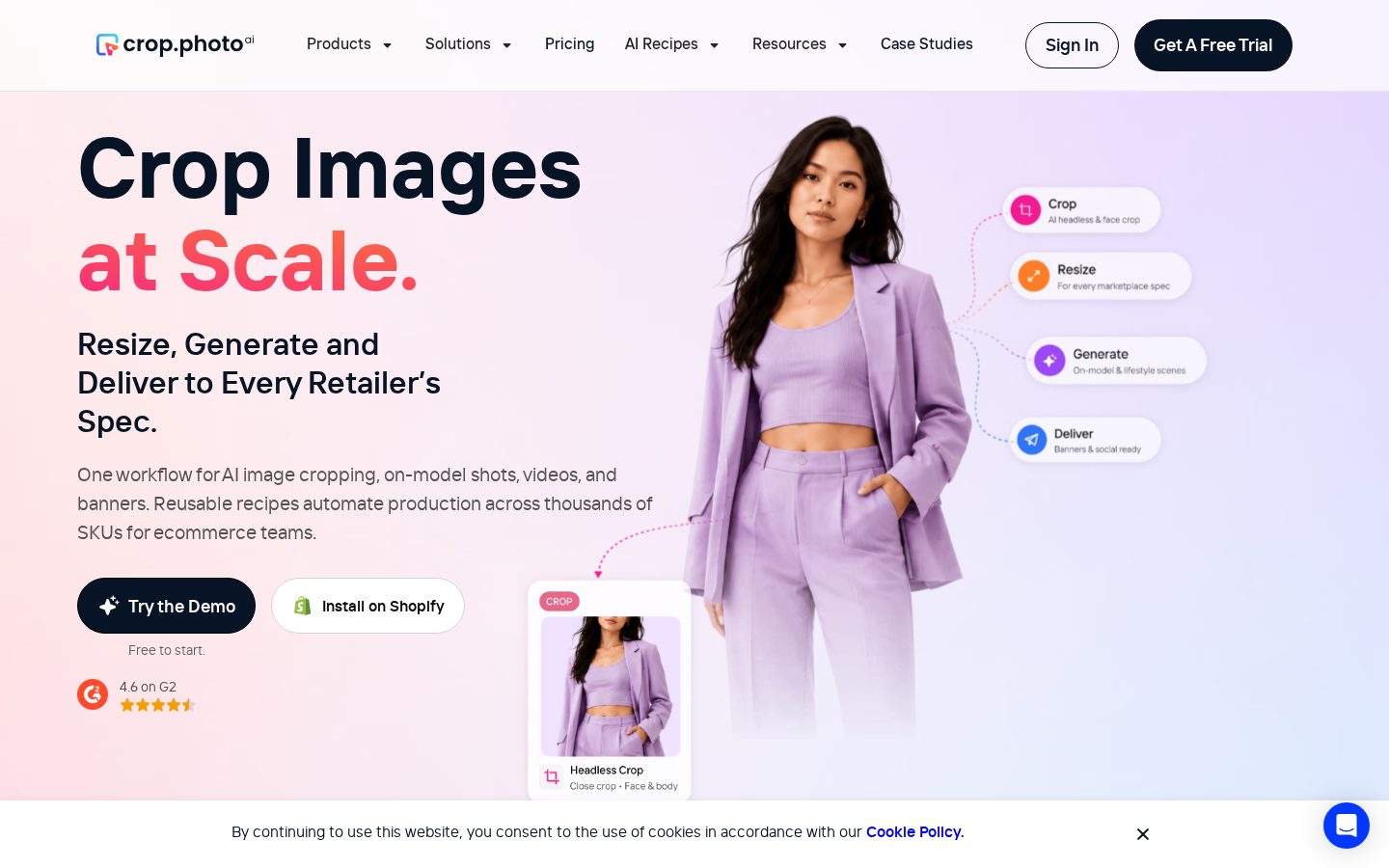 Crop Photo Homepage