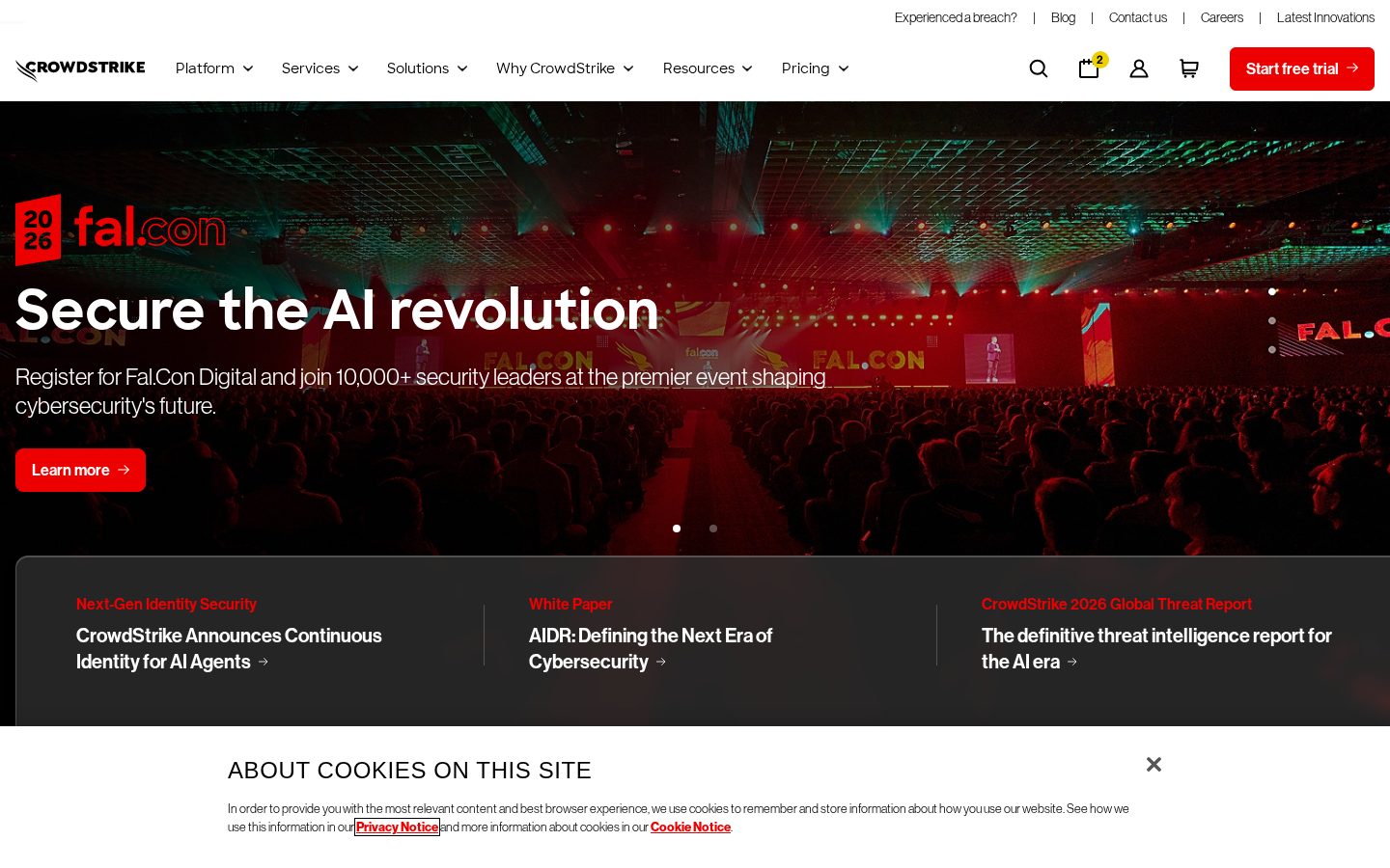 CrowdStrike Homepage