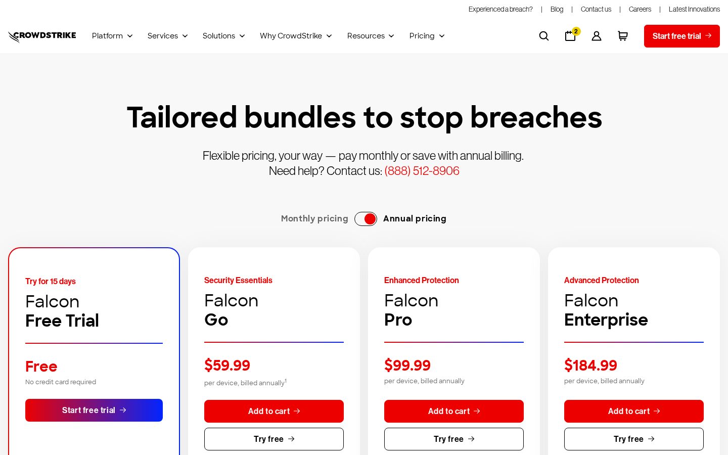 CrowdStrike Pricing