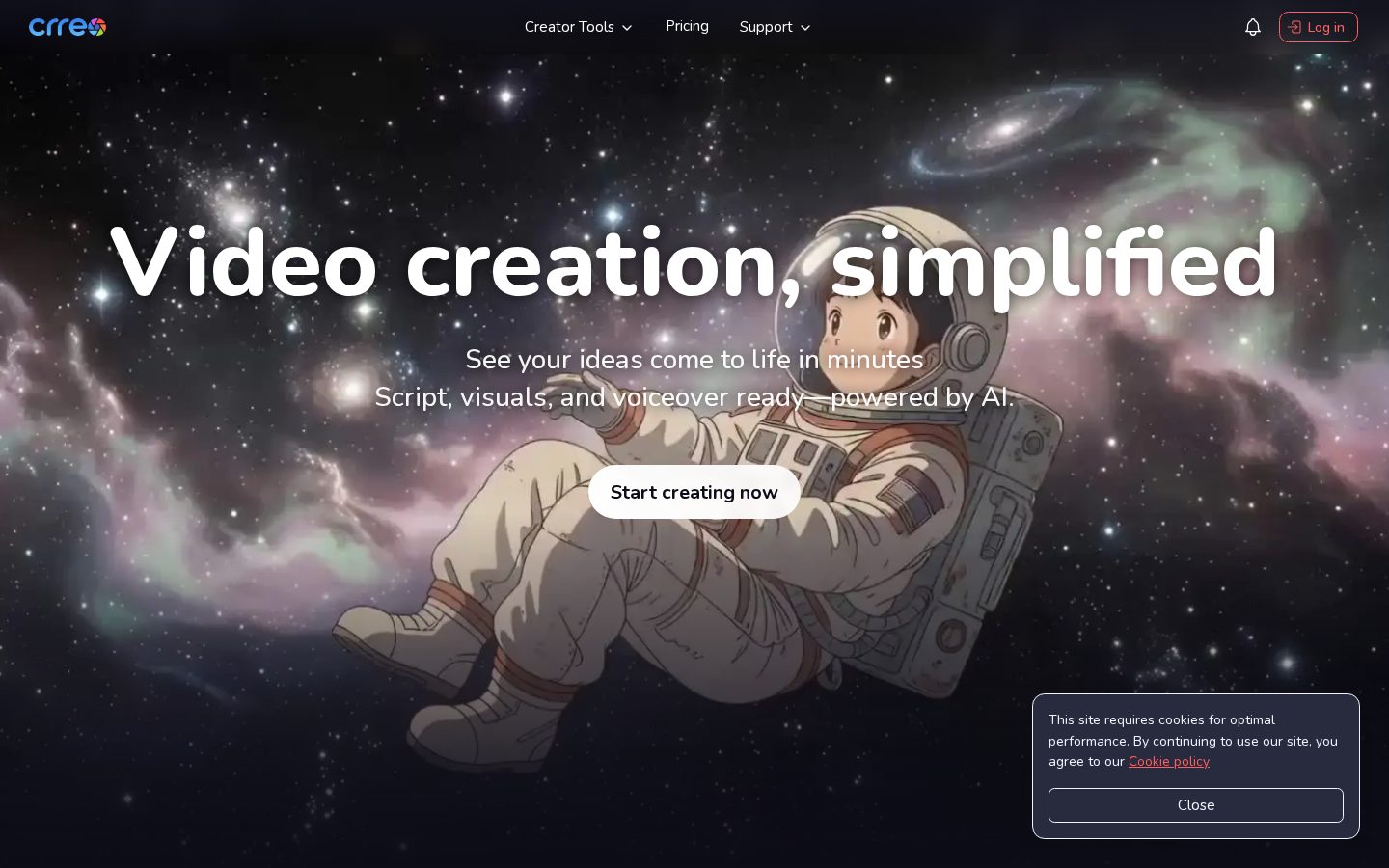 Crreo Homepage