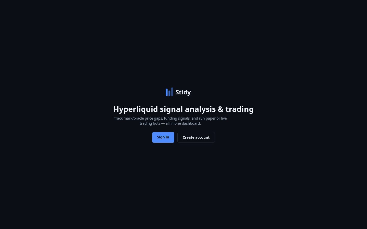 Crypto Prediction Dashboard Homepage