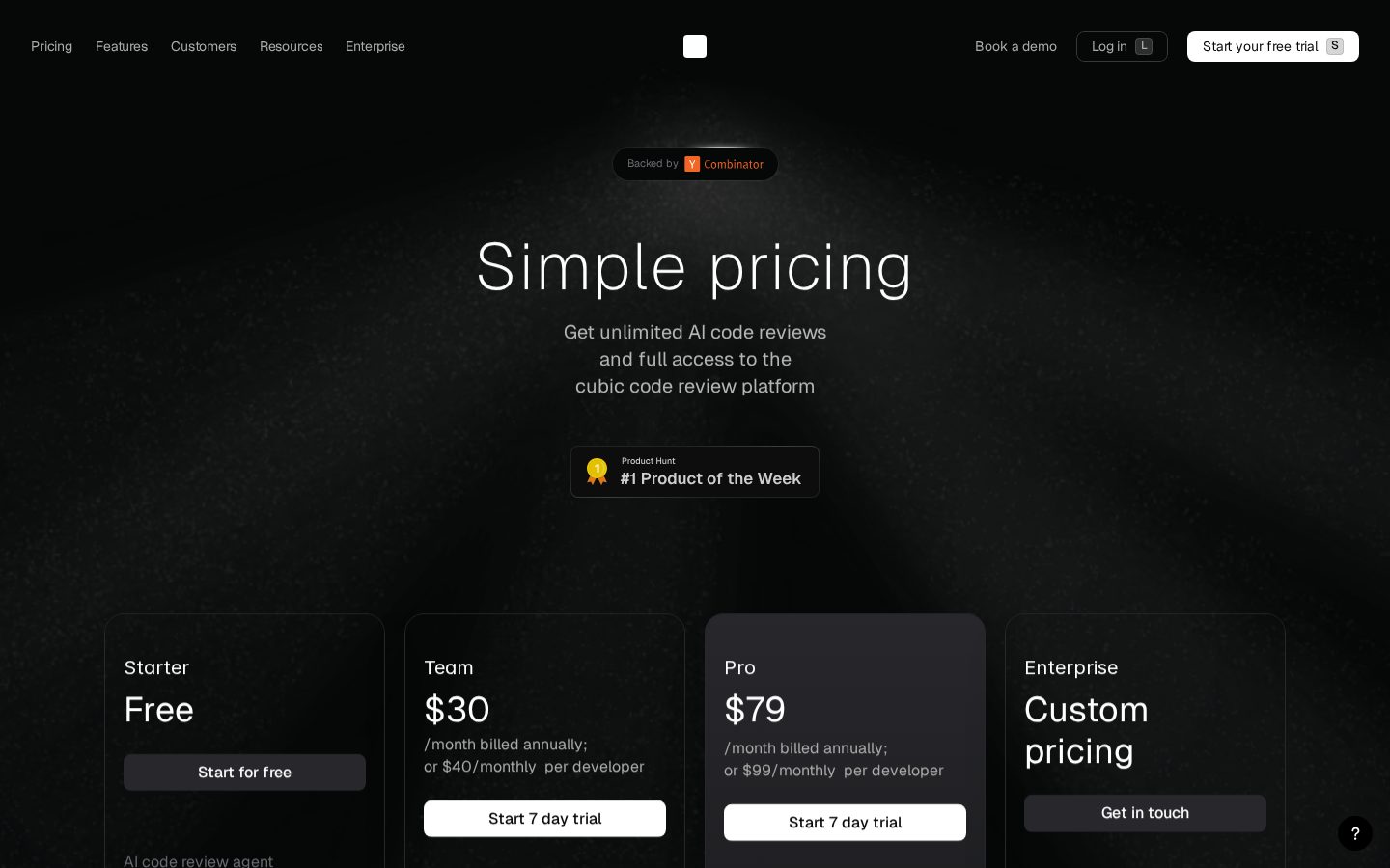 cubic 2.0 Pricing