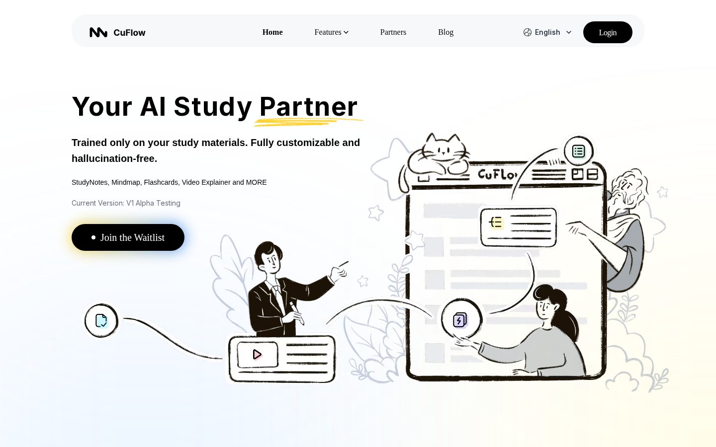 Cuflow AI Homepage