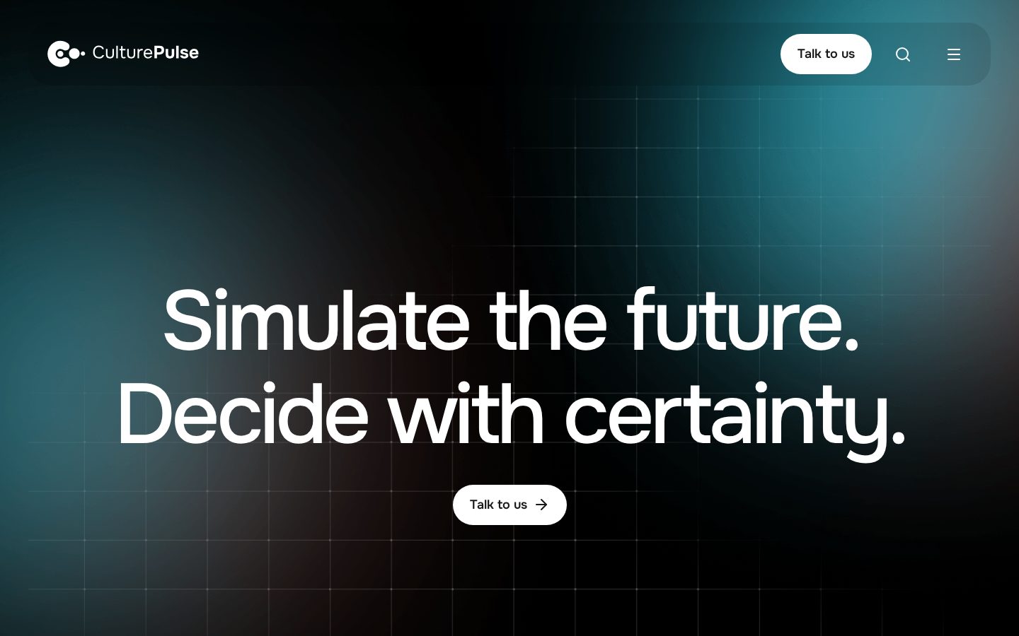 CulturePulse AI Homepage