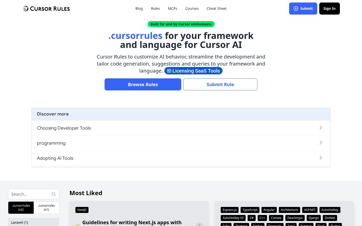 Cursor AI-powered code editor Homepage
