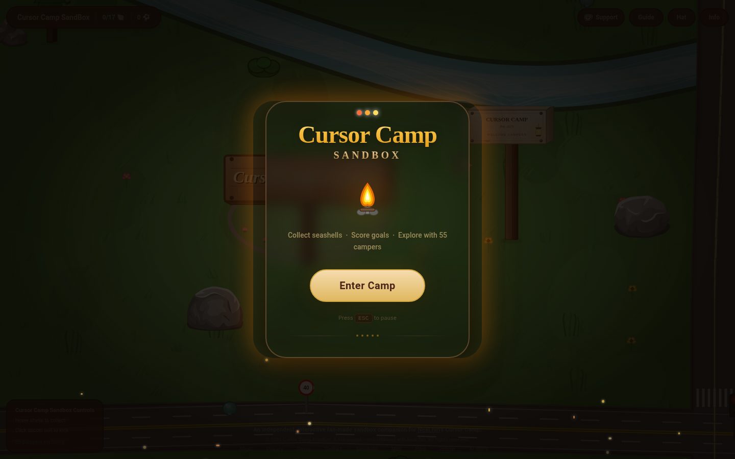 CursorCamp Sandbox Homepage