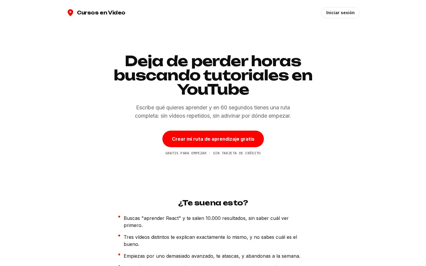 Cursos en Video Homepage