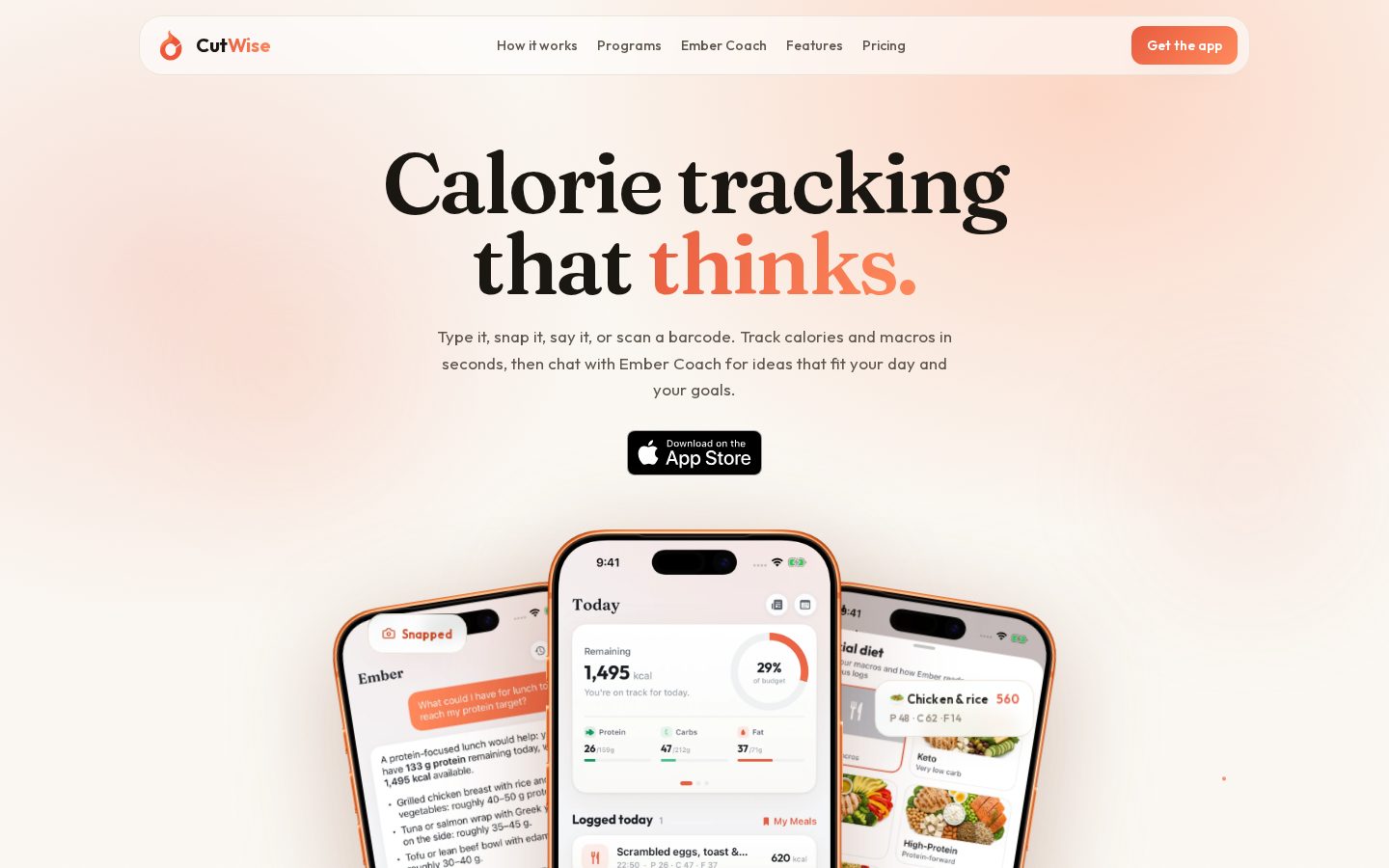 CutWise Homepage