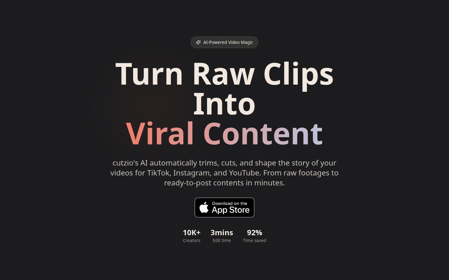 cutzio Homepage