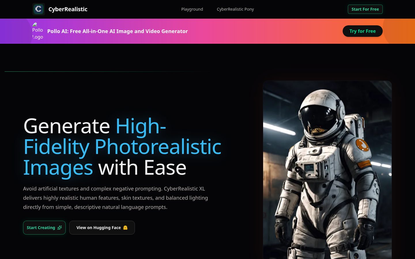 CyberRealistic XL Homepage