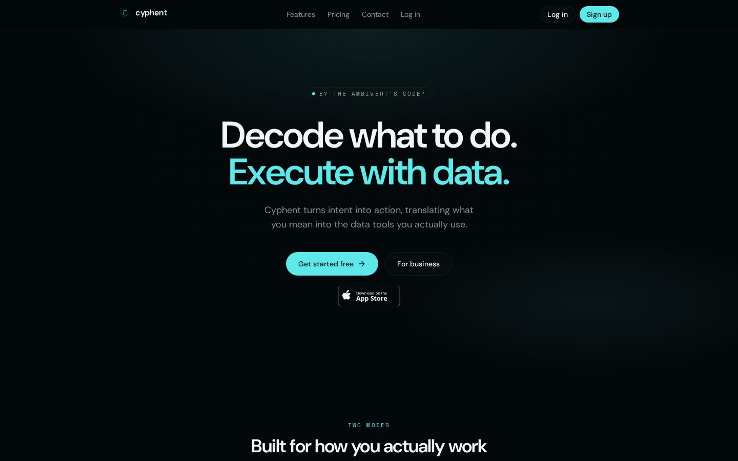 Cyphent Homepage