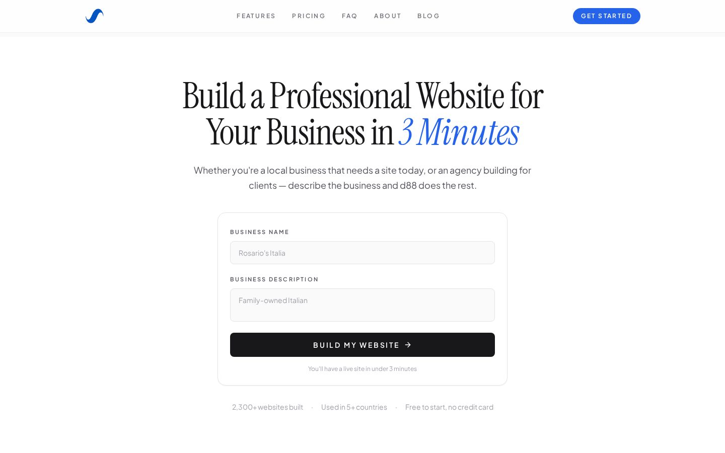 d88.dev Homepage