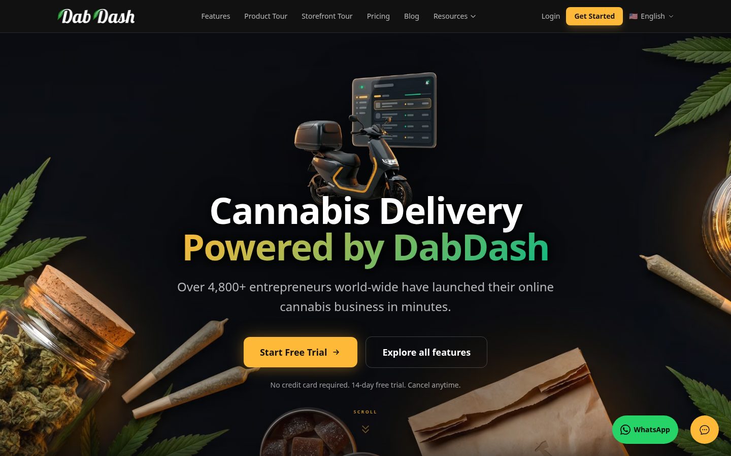 DabDash Homepage