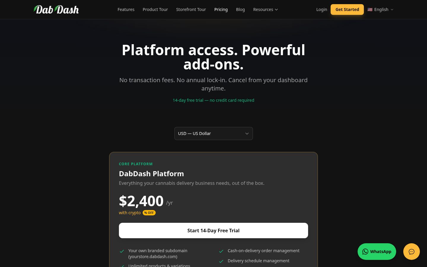 DabDash Pricing