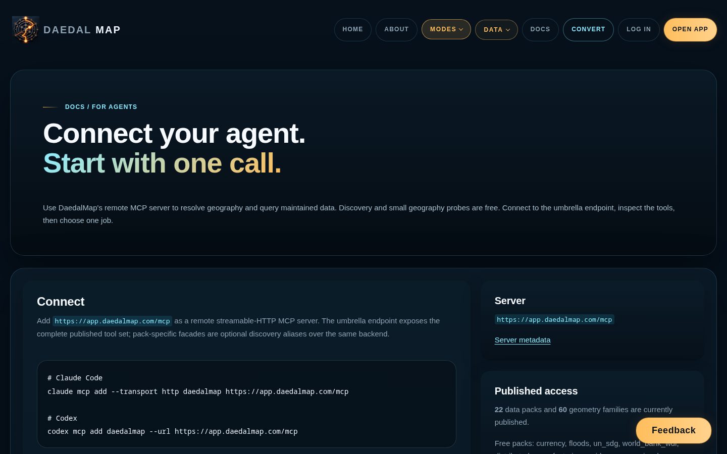 DaedalMap Homepage