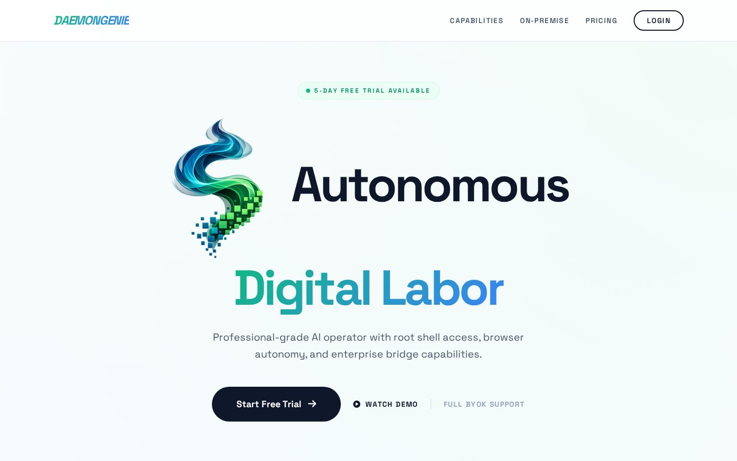 Daemon Genie Homepage