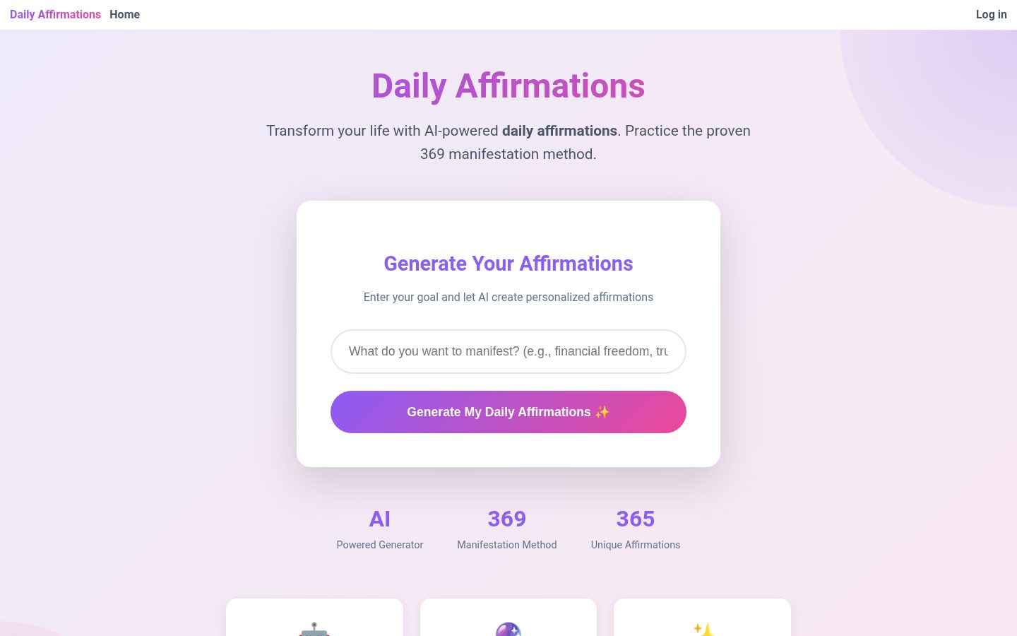 daily-affirmations Homepage